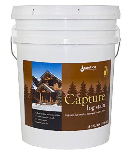 Sashco Capture Capture Log Stain, 5 Gallon Pail, Wheat (Pack of 1)