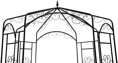 1. GO Steel Garden Arch, 8' High x 5'2" Wide, Garden Arbor for Various Climbing Plant, Outdoor Garden Lawn Backyard Gazebo