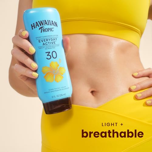 Hawaiian Tropic Everyday Active SPF 50 Sunscreen Lotion, 8 Fl Oz
