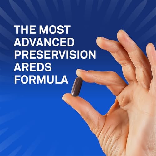 PreserVision AREDS 2 Eye Vitamins, #1 Eye Doctor Recommended Brand, Lutein and Zeaxanthin Supplement with Vitamin C, Vitamin E, Zinc, and Copper, 60 Softgels (Minigels)