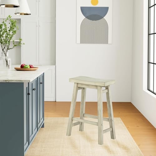 Boraam Sonoma Saddle Stool, Chestnut