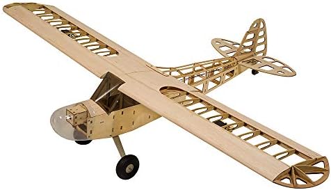 Viloga RC Balsa Airplane Kit Piper Cub J3, Laser Cut 46" Wooden Model Airplanes Kits to Build for Adults