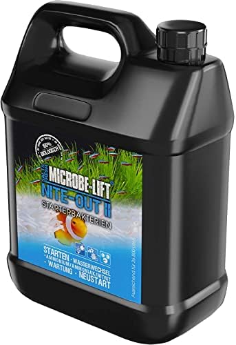 MICROBE-LIFT Nite-Out II Aquarium Bacteria for Start-up, Instantly Cycle Aquariums, Add Fish on Day 1, Rapid Ammonia and Nitrite Reducer for Freshwater & Saltwater Fish Tank, 16 Ounces (NITEH16)