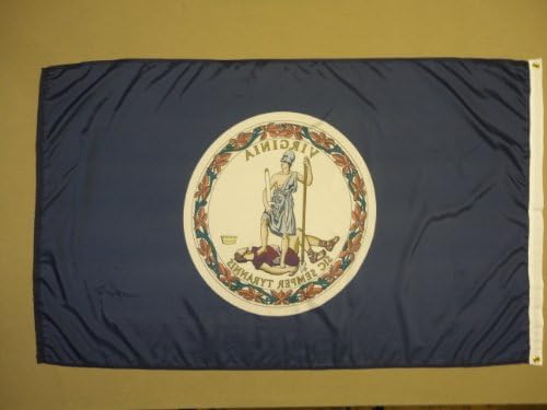 Annin Flagmakers Virginia State Flag USA-Made to Official State Design Specifications, 3 x 5 Feet (Model 145660) | USA-Made to Official State Design Specifications