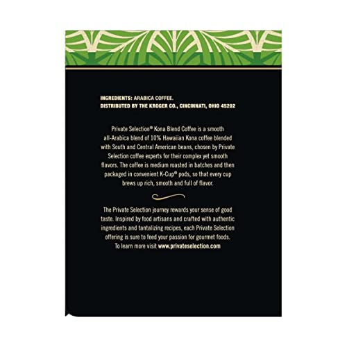 Private Selection Kona Blend Coffee Individual Serving Pods K-Cup