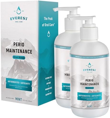 Perio Maintenance Alcohol Free Mouthwash – Concentrated Mouthwash for Bad Breath, Plaque, Sensitive Teeth