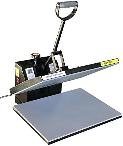 Fancierstudio Heat Press 16x20 Lower Platen Pull Out 5.5" Sublimation Rhinestone Heat Press FS16x20BP Black