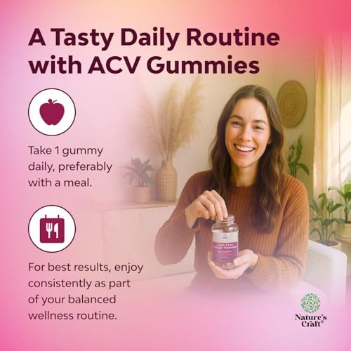 Apple Cider Vinegar Gummies - Energy and Metabolic Support - 60 Count
