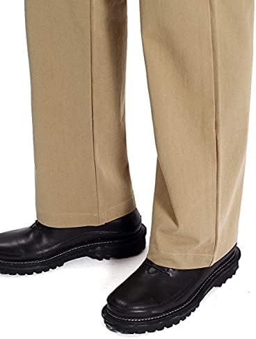 IDEALSANXUN Mens Casual Elastic Waist Twill Pants