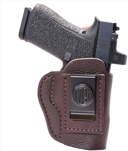 1791 Gunleather IWB Holster Fits FN Reflex, Sig P365, P365XL, Glock 43X, 43 | Soft leather gun holster also fits Glock 42, Hellcat, Ruger Max 9, LC9, SR22, Bersa Thunder 380, Walther PPK