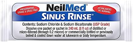 NeilMed HydroPulse Neo. Multi-Speed Electric Pulsating Nasal Sinus Irrigation System with 30 Sinus Rinse Premixed Packets.