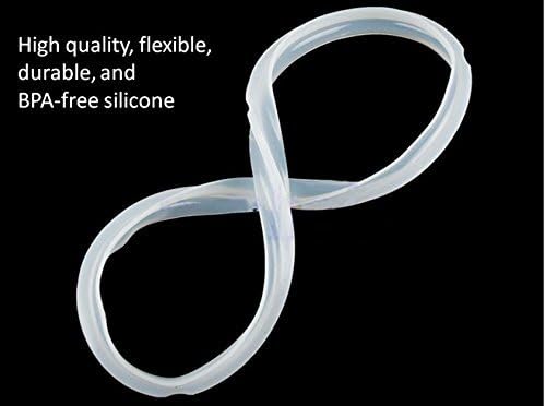 "1 GJS Gourmet Rubber Gasket (Sealing Ring) Compatible With 4 Quart Cook's Essentials Electric Pressure Cooker (1