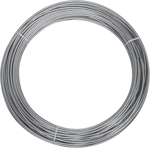 National Hardware Wire Mesh, 12 Gauge x 100 ft Roll, Galvanized Steel | Rust-Resistant Fencing Wire for Chicken Coops, Garden Beds, Animal Pens and Crafts; 300 lb Load Limit