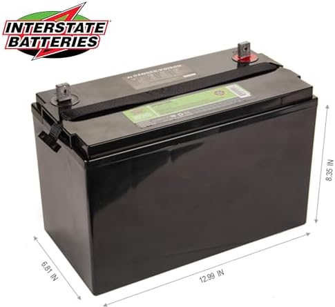 Interstate Batteries 12V 35Ah SLA AGM Deep Cycle Battery Insert Terminal