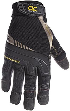Custom Leathercraft130M Subcontractor Flex Grip Work Gloves, Medium