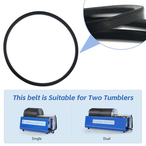 Leegol Electric Rock Tumbler Replacement Drive Belt 12 Pack Belt Size: Dia 32 x 5 mm