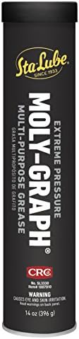 Sta-Lube CRC SL3330 Moly-Graph Extreme Pressure Multi-Purpose Lithium Grease - 14 Oz. | Multi-Purpose Lithium Grease - 14 Oz.