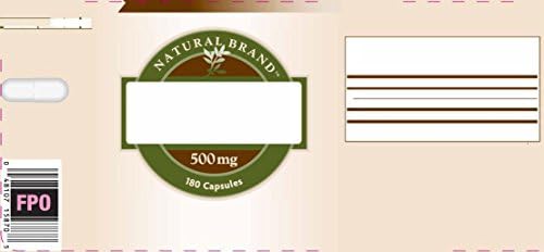 GNC Natural Brand Psyllium Seed Husk 500mg, Supports Digestive Health, 180 Capsules
