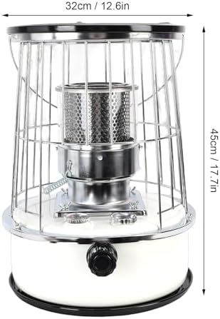 fosa Portable Kerosene Heater, 12000BTU Non Electric Heaters for Indoor Use, 6L Capacity With Tipping Protection