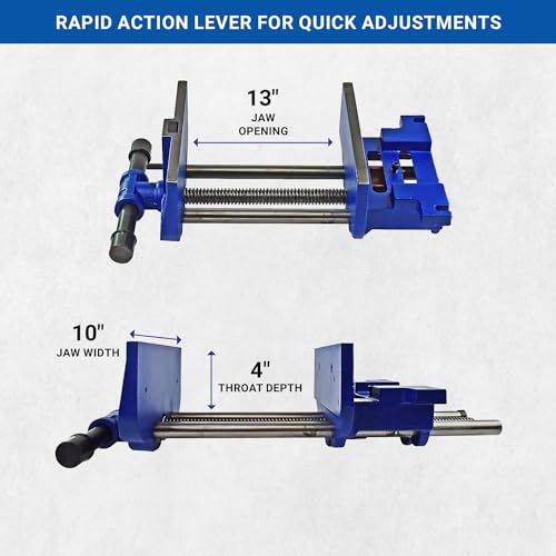 Yost Vises 10WW-CA 10" Heavy-Duty Ductile Iron Woodworkers Vise