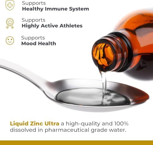 Premier Research Labs Liquid Zinc Ultra Supplement - for Immune Support & Well-Being for Adults & Kids, Highly Absorbable Drops