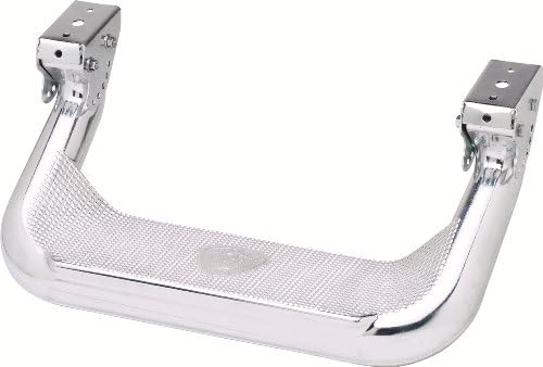 Carr Step Bars, Super Hoop, Mount Kit Included, Aluminum, Silver Powder Coat, Various Applications, Each