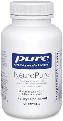 Pure Encapsulations NeuroPure | Hypoallergenic Supplement with Enhanced Support for Calmness and Stress Relief* | 120 Capsules | Hypoallergenic
