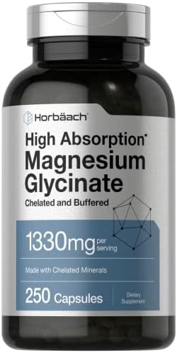 Horbaach Magnesium Glycinate 1330mg | 250 Capsules