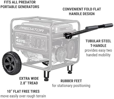 10 in. Heavy Duty Generator Wheel Kit