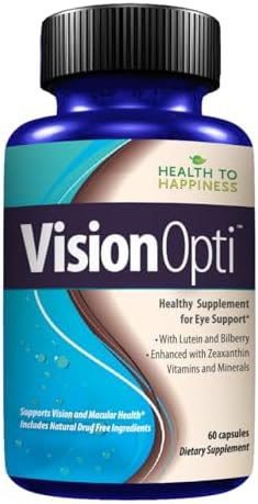 Vision Opti - Eye Health & Vision Support Supplement with Lutein, Zeaxanthin, Selenium, Zinc, and Vitamins A & C | 60 Capsules