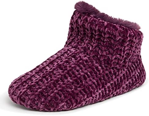 Dearfoams Women's Chenille Bootie Slipper