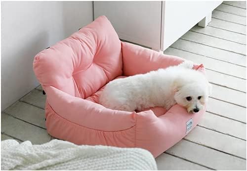 Aidou Dog car seat, Dog Booster seat for Small Medium Large Dogs Cats, pet Travel Booster seat, Dog Safety Car Seat with Storage