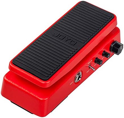 JOYO Compact Wah/Volume Guitar Pedal, 6-Mode Sweep Range & Adjustable Q Control, Active Volume with Minimum Knob, True Bypass in Wah Mode (WAH-II)