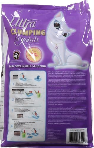 Ultra by Cat's Pride Clumping Micro Crystals Litter, Fragrance Free, 5lb
