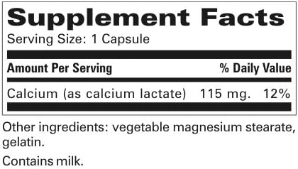 Calcium Lactate 115mg 100c