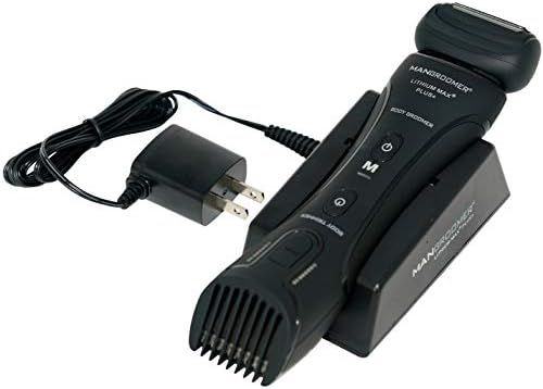 MANGROOMER Lithium Max Plus Body Groomer, Ball Groomer, Body Trimmer, Electric Groin Hair Trimmer with Free Bonus Foil Included