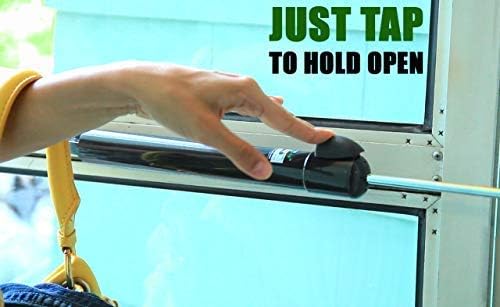 GREENSTAR Touch 'n Hold Smooth - Dual Door Closer System - Heavy Duty - for (Medium and Heavy Weight) Storm, Screen, & Security Doors - New Doors or Replacement for Previous Units (White)