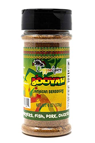 Reggae Spice Booyah Jamaican Jerk Seasoning | Authentic Caribbean Dry Rub Powder Mix for Cooking Meats, Chicken, Beef, Pork, Seafood, Vegetables