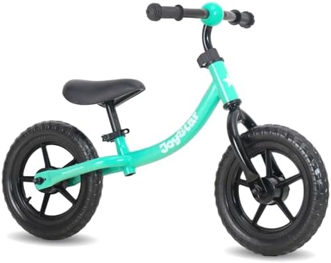JOYSTAR Toddler Balance Bike 2-5 Year Old, No Pedal, Adjustable Seat | 12" Balance Bike Push Bike Adjustable Handlebar Lightweight Steel Frame, Ideal Gift for Boys and Girls