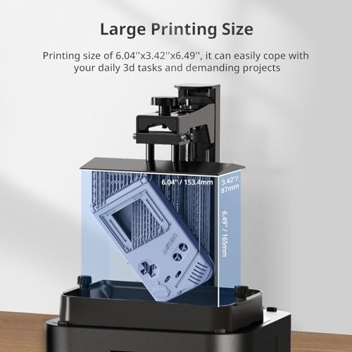 ANYCUBIC Photon Mono 4, Resin 3D Printer with 7'' 10K Mono LCD Screen | Stable LighTurbo Light Source and 70mm/h Fast Printing