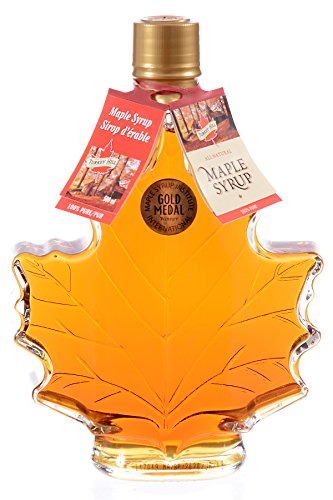 Turkey Hill Sugarbush International Gold Medal Winner Grade A Maple Syrup, Canadian Maple Leaf Glass Bottle (25.36 Fl Oz)