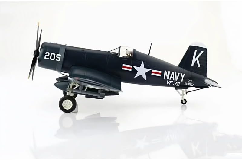 for Hobby Master for USN F4U-4 for Corsair VF-32 USS Leyte 1:48 1950 Medal of Honor White 205/82050 Model Display Collection Gift