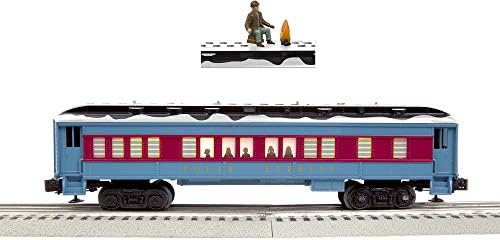 Lionel The Polar Express Disappearing Hobo Train Car, O Gauge Model Train Car with Illuminated Interior, Window Silhouettes, Operating Couplers