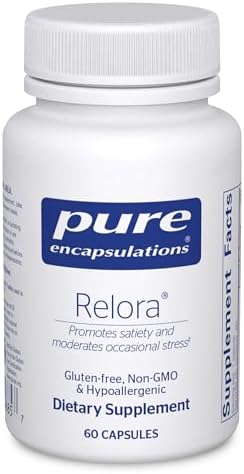 Pure Encapsulations Relora | Hypoallergenic Supplement Promotes Healthy Cortisol and DHEA Production and Moderates Occasional Stress* | 60 Capsules | Supports Healthy Cortisol and DHEA Production and Moderates Occasional Stress*, Hypoallergenic Supplement