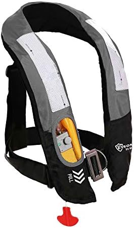 Eyson Inflatable Life Jacket Life Vest Highly Visible Manual