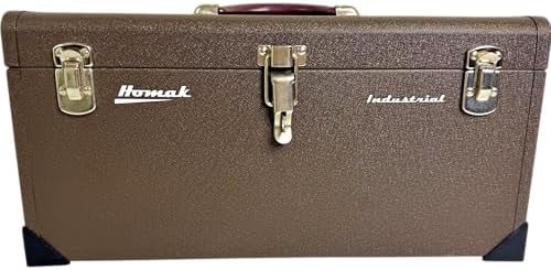 Homak 32-Inch Industrial Steel Toolbox, Brown Wrinkle Powder Coat, BW00200320