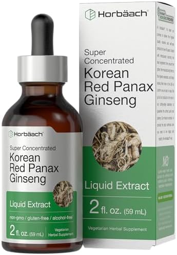 Horbäach Korean Red Ginseng | 2 fl oz Liquid Extract