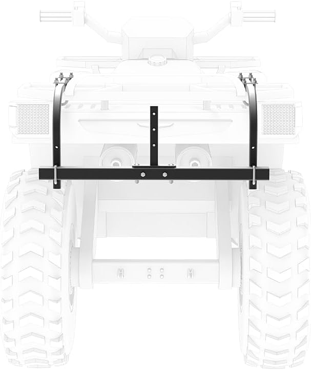 Hooyman ATV Seeder with 125 lb Hopper, Universal Mounting System, and Seed Rate Adjustment for Seeding and Land Management