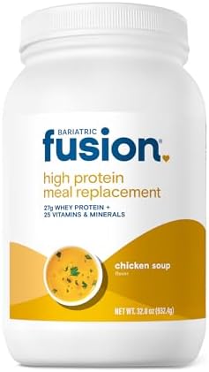Bariatric Fusion Cappucino Meal Replacement 27g Protein Powder, 21 Serving Tub for Bariatric Surgery Patients Including Gastric Bypass and Sleeve Gastrectomy - No Gluten, Aspartame or Sugar