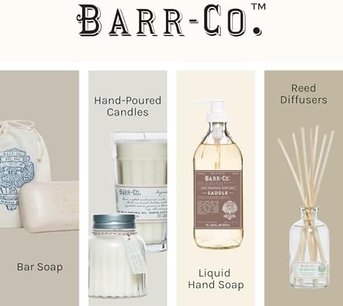 Barr-Co. Fir & Grapefruit Glass Tumbler Candle, 20 oz | Woody Citrus Scent, Long Burning Soy Wax Candle, Scented Candles for Home, Bathroom & Office, 120-Hour Burn Time